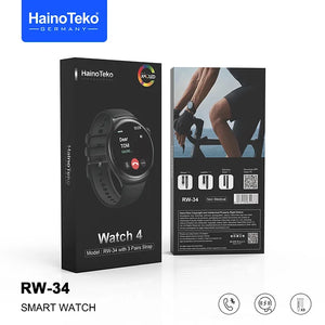 Haino Teko Germany RW-34 Smart Watch with 3 Pair Strap