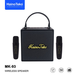 Hainoteko MK-93 Wireless Speaker With 2 Wireless Mic