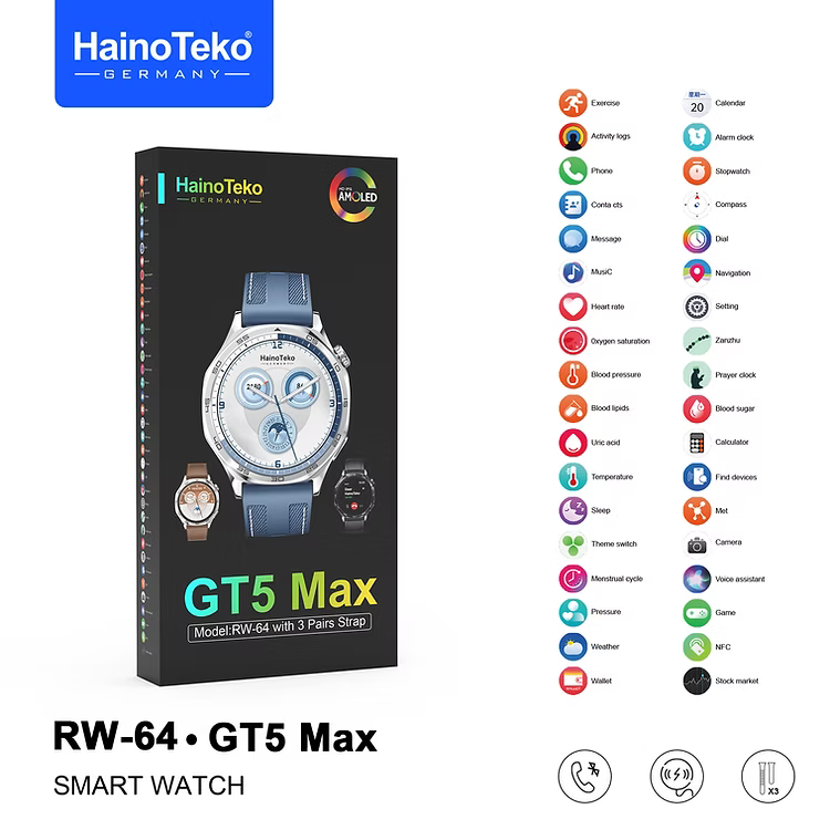 Haino Teko Smart Watch RW-64 GT5 Max