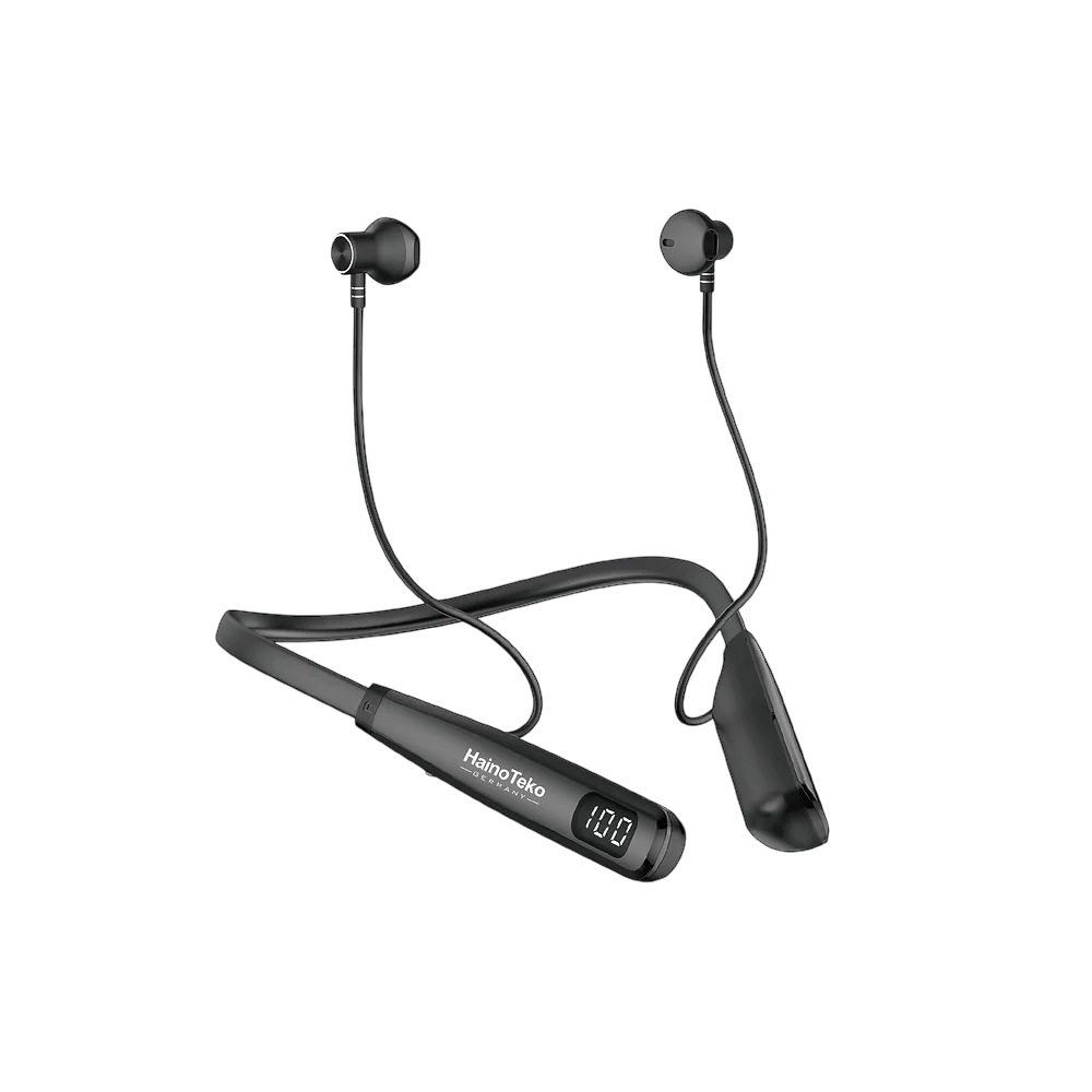 HainoTeko HN-81 80 Hours Music Magnetic Power ON & OFF Original Quality Neckband